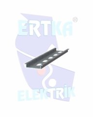 24011 - 35x7,5x1mm Delikli Montaj Rayı - 2 mt.