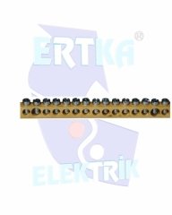 44112 - 12 DELİKLİ TOPRAKLAMA KLEMENSİ - AYAKSIZ /160A (10x15mm)