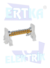 45037 - 1 KUTUPLU 2+28 DELİKLİ DAĞITIM ÜNİTESİ - KAPAKSIZ /100A (7x12mm)